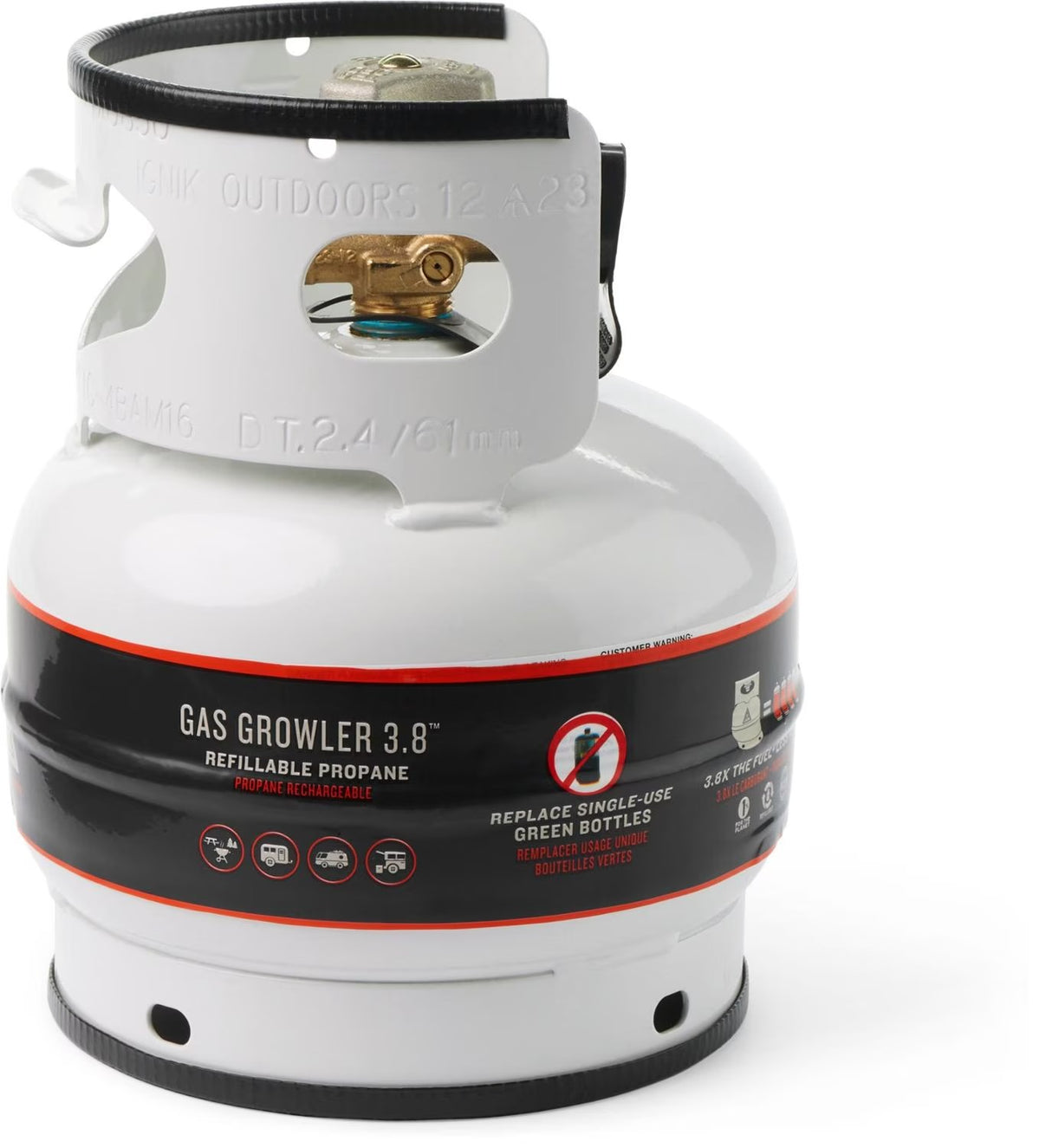 Gas Growler 3.8 Naked