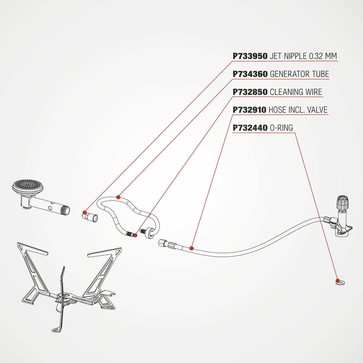 Express Spider Backpacking Lightweight Gas Stove