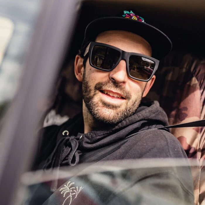 Lineup Matte Black + ChromaPop Polarized Black Lens