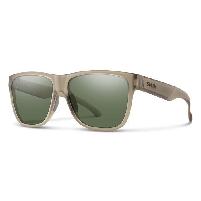 Lowdown XL 2 Matte Summit Crystal + ChromaPop Polarized Gray Green Lens