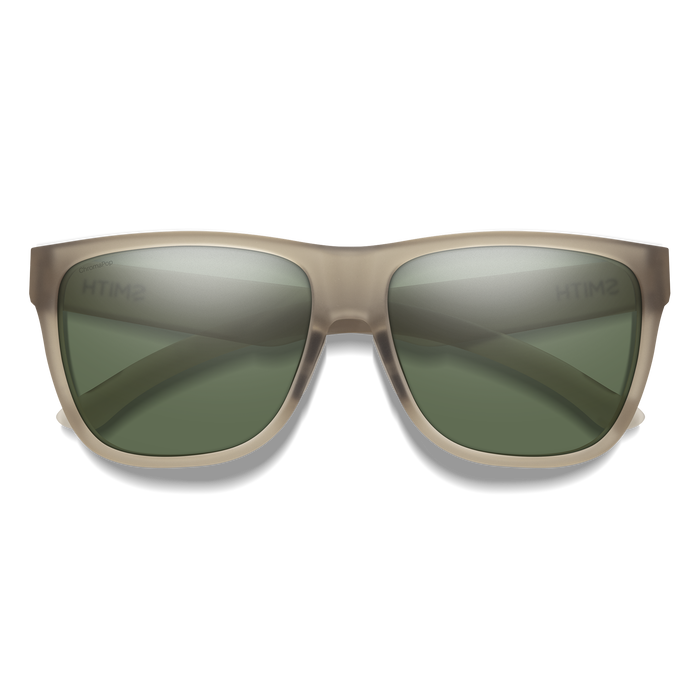 Lowdown XL 2 Matte Summit Crystal + ChromaPop Polarized Gray Green Lens