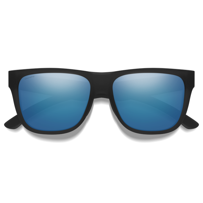 Lowdown 2 Matte Black + ChromaPop Glass Polarized Blue Mirror Lens