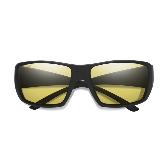 Guide's Choice XL Matte Black + ChromaPop Glass Polarized Low Light Yellow Lens
