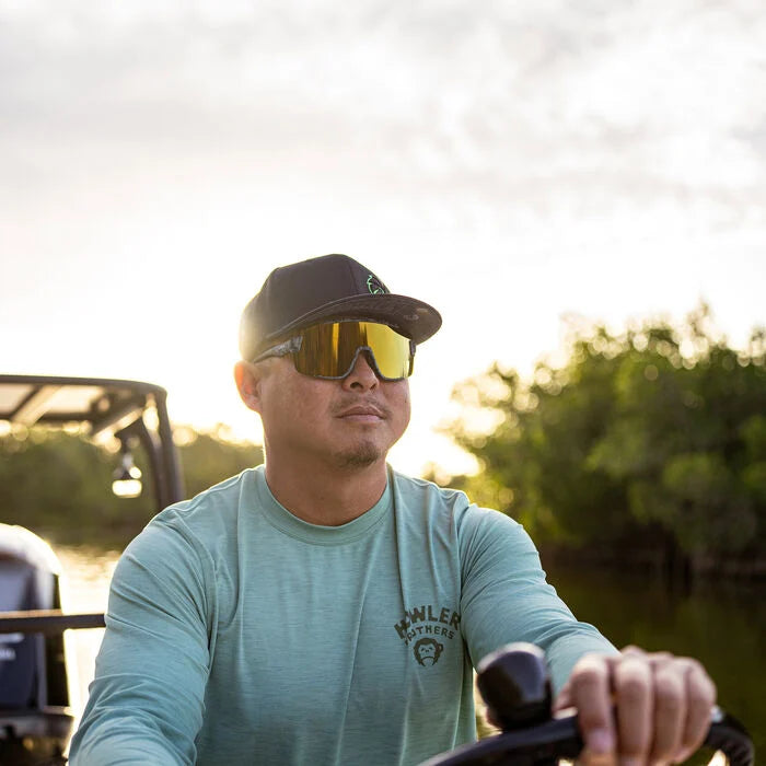 Wildcat Matte Gray Marble + ChromaPop Polarized Bronze Mirror