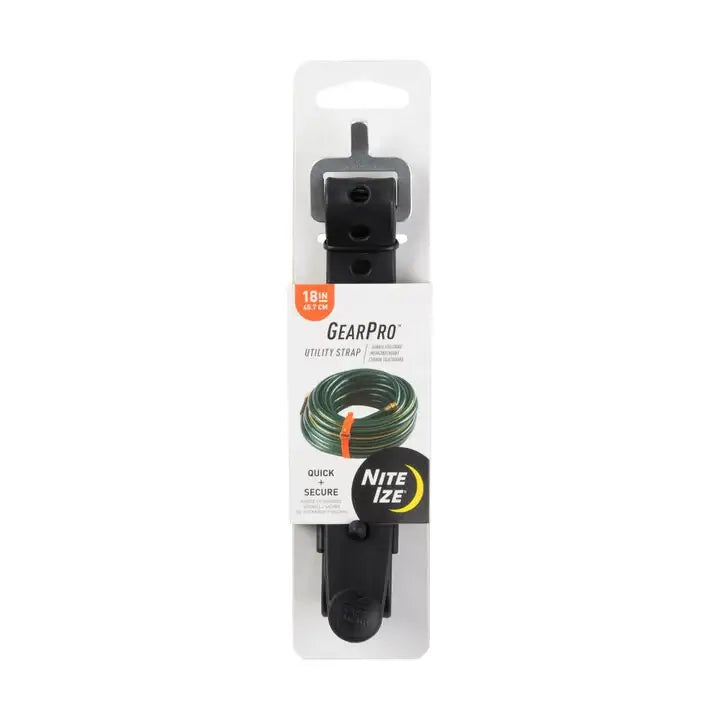 Nite Ize 18 in. Black Gear Pro Utility Strap