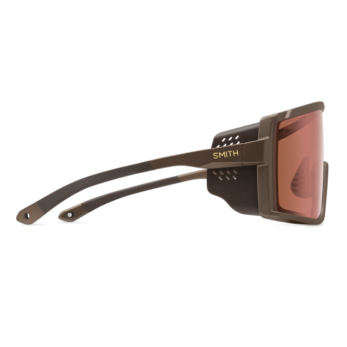 Pursuit Matte Gold Dust + ChromaPop Glacier Photochromic Rose Gold Mirror Lens