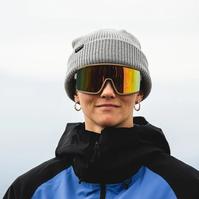 Pursuit Matte Gold Dust + ChromaPop Glacier Photochromic Rose Gold Mirror Lens