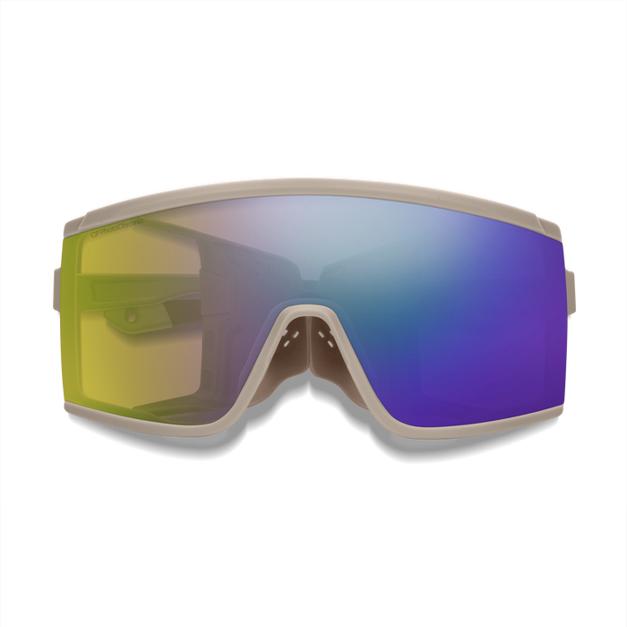 Pursuit Matte Summit + ChromaPop Glacier Photochromic Yellow Violet Mirror Lens
