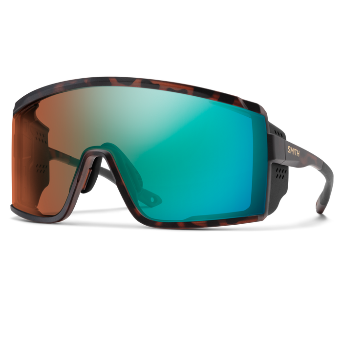 Pursuit Matte Tortoise + ChromaPop Glacier Photochromic Copper Opal Mirror Lens