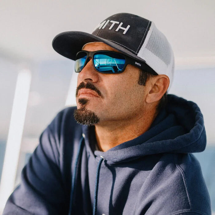 Redding 2 Matte Black + ChromaPop Glass Polarchromic Yellow Blue Mirror Lens