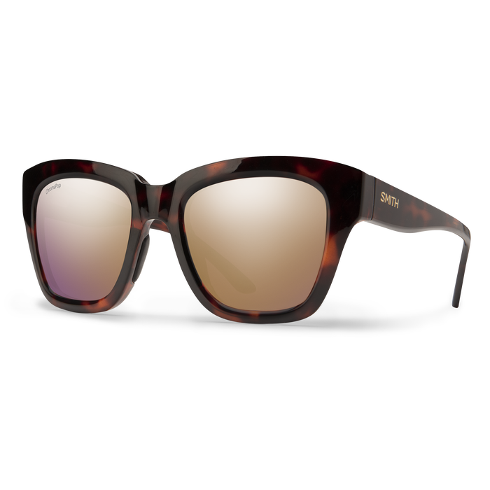 Sway Tortoise + ChromaPop Polarized Rose Gold Mirror Lens