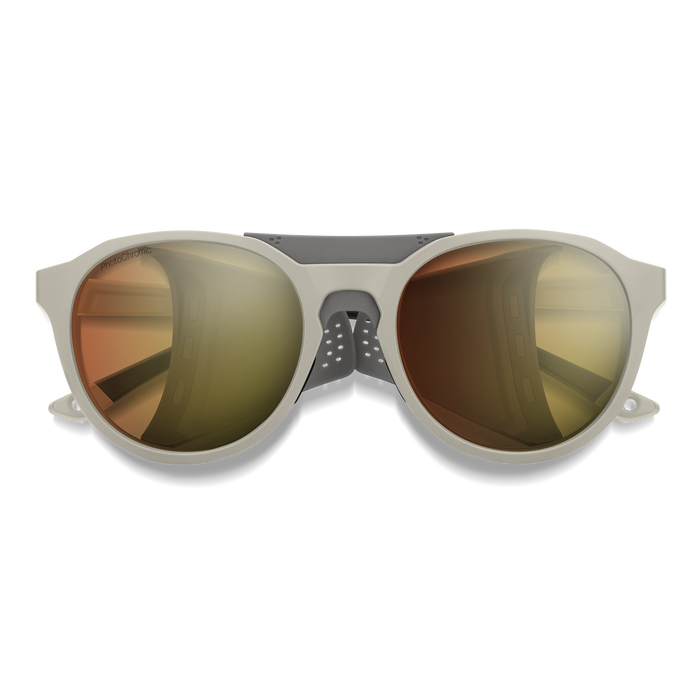 Venture Matte Bone + ChromaPop™ Glacier Photochromic Gold Mirror Lens