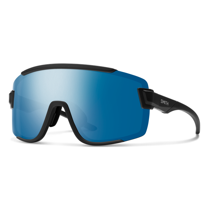 Wildcat Matte Black + ChromaPop Polarized Blue Mirror