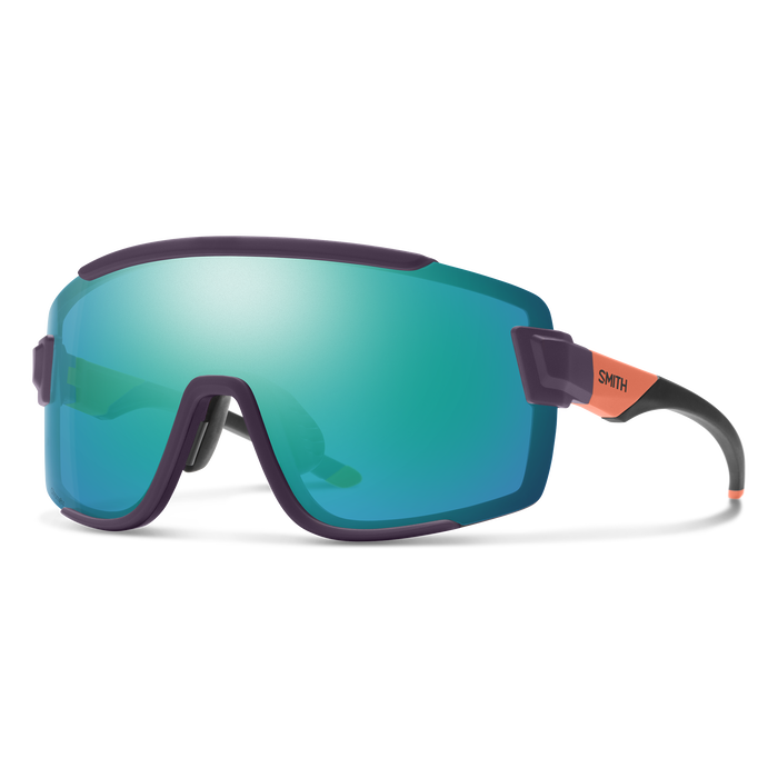 Wildcat Matte Purple / Cinder / Hi Viz + ChromaPop Opal Mirror Lens