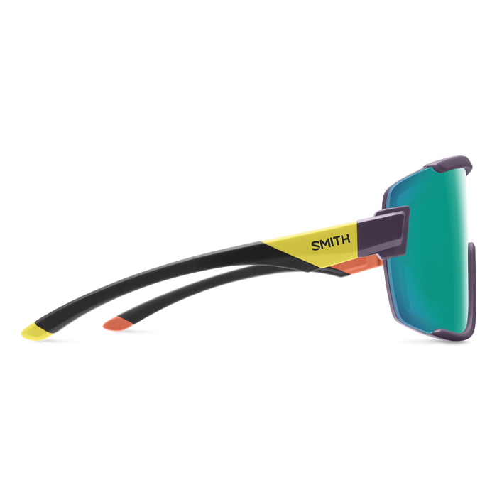 Wildcat Matte Purple / Cinder / Hi Viz + ChromaPop Opal Mirror Lens