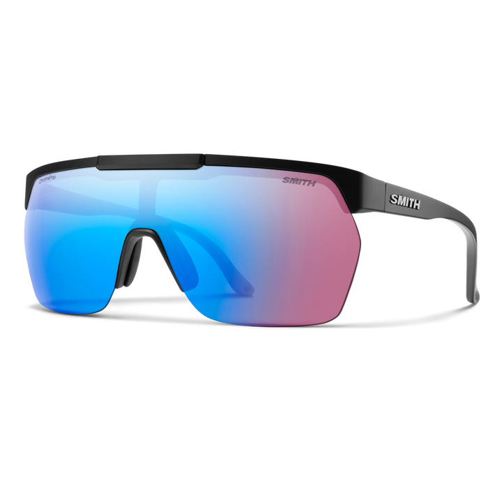 XC Matte Black + ChromaPop Low Light Rose Gold Blue Mirror Lens
