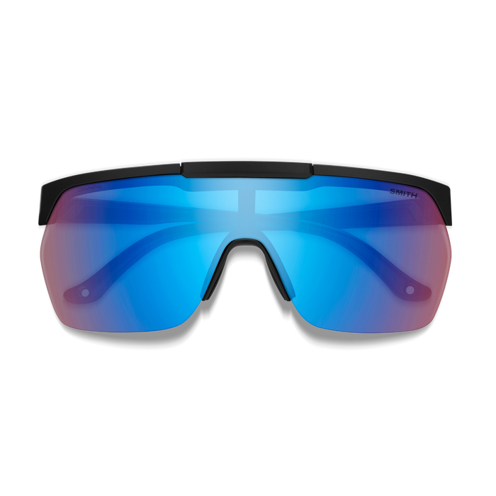 XC Matte Black + ChromaPop Low Light Rose Gold Blue Mirror Lens