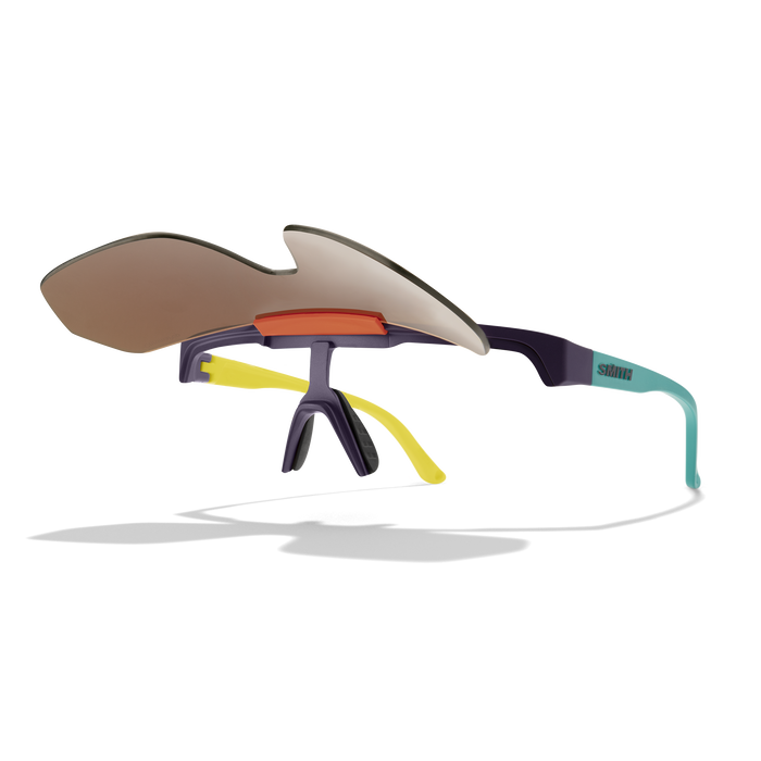 XC Matte Purple / Cinder / Hi Viz / Opal + ChromaPop Opal Mirror Lens