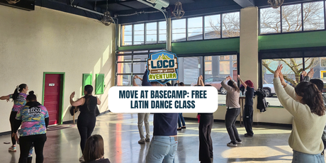 Move at Basecamp: FREE Latin Dance Class | October 3, 2026