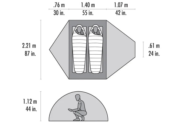 Remote™ 2 Two-Person Mountaineering Tent
