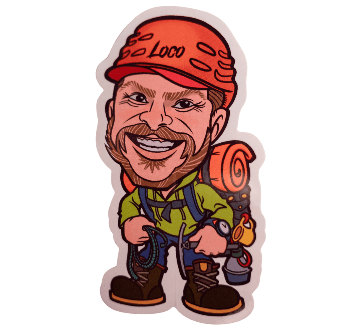 Waterproof Stickers – “Loco por la Aventura”