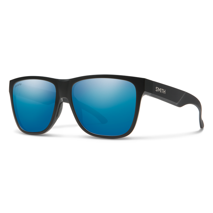 Lowdown XL 2 Matte Black + ChromaPop Polarized Blue Mirror Lens