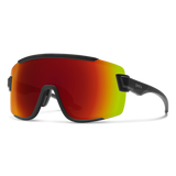 Wildcat Matte Black + ChromaPop Red Mirror Lens