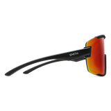 Wildcat Matte Black + ChromaPop Red Mirror Lens