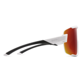Wildcat White + ChromaPop Red Mirror Lens