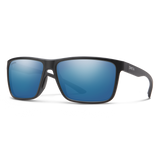 Riptide Matte Black + ChromaPop Glass Polarized Blue Mirror Lens
