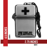 Camping Mini First Aid Kit, 30 PCS | Grey