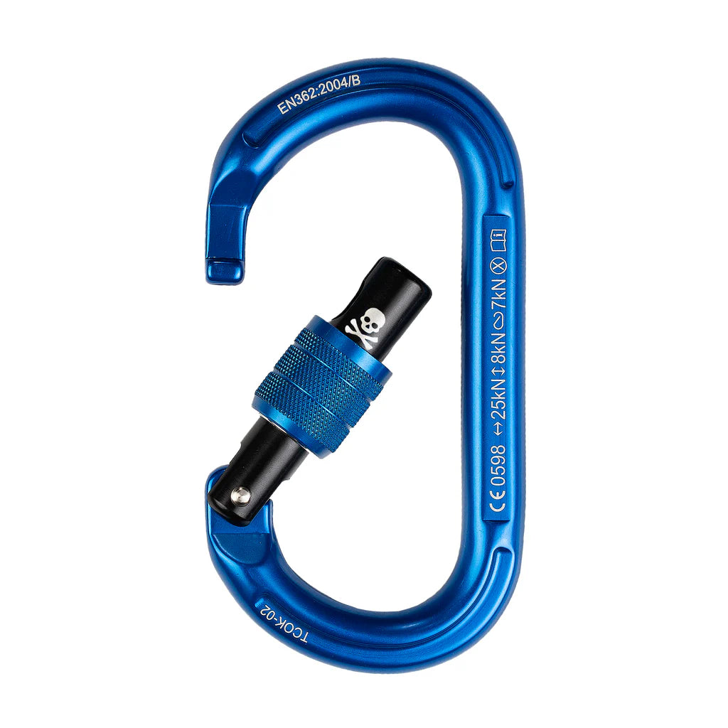 Oval K Locking Carabiner