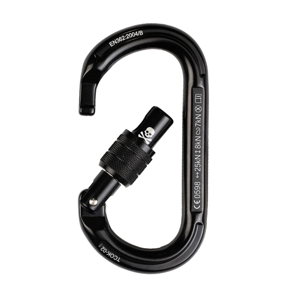 Oval K Locking Carabiner