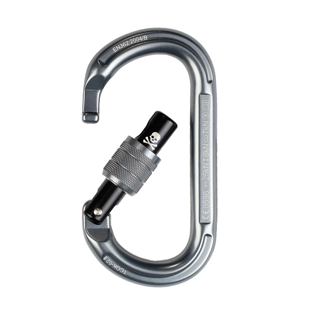 Oval K Locking Carabiner