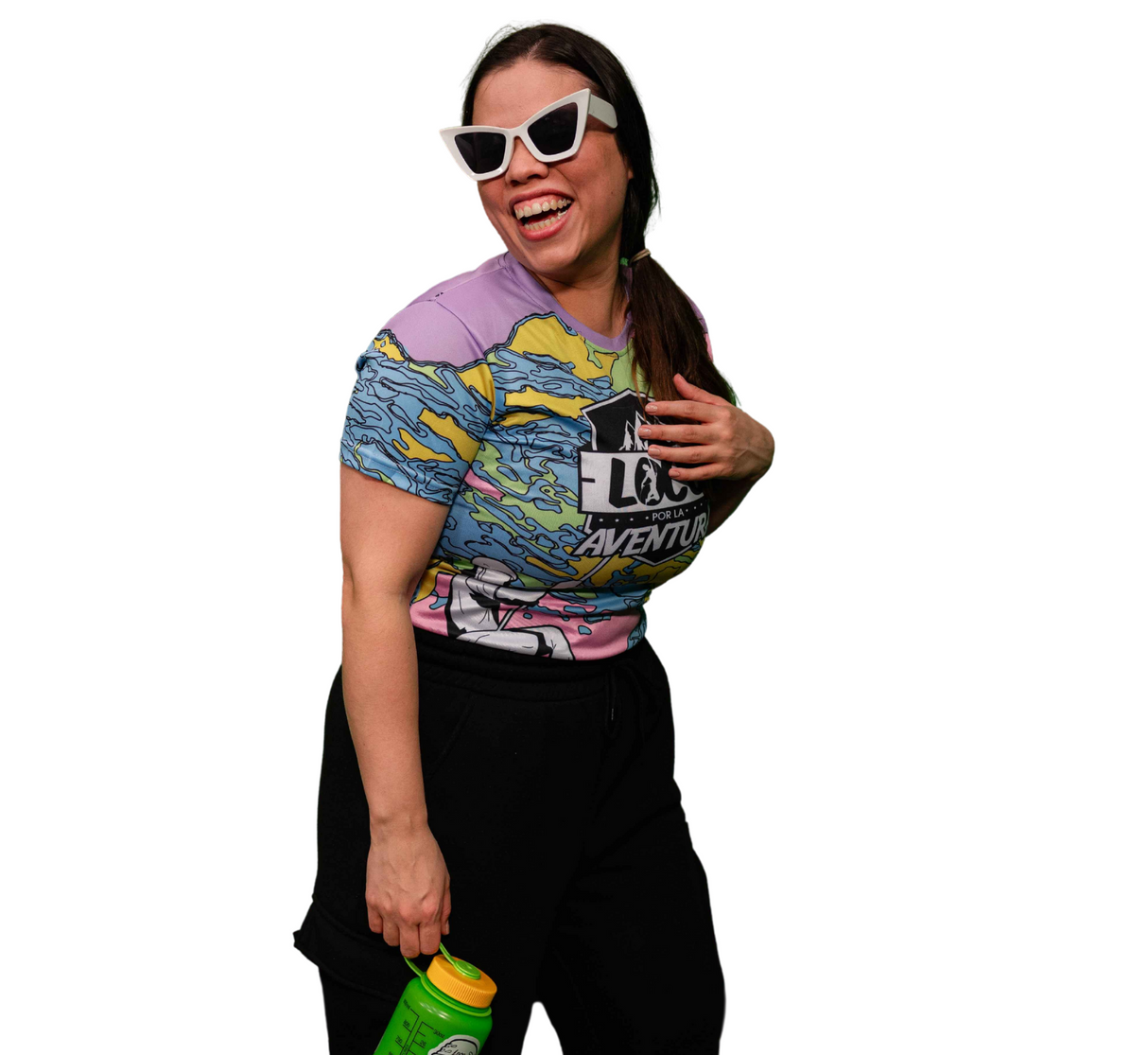 “Loco por la Aventura” Multicolor Training Shirt