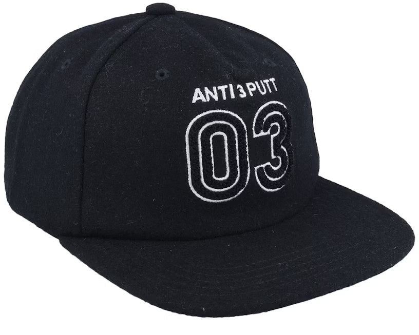 Anti 3 Putt Black Strapback