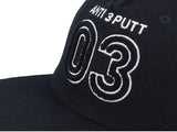 Anti 3 Putt Black Strapback