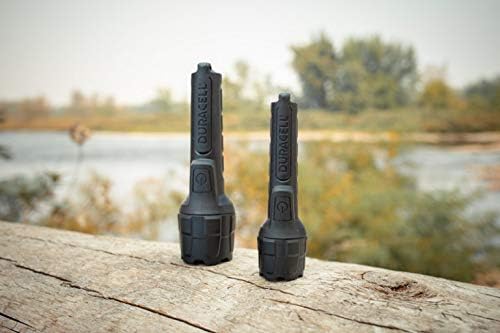 Heavy Duty Rubber Flashlight Combo Pack -100 & 80 Lumen Flashlights - Rubberized Construction with Comfort Grip Design and 2-AA & 2-AAA Batteries Included. Great for in-Door & Out-Door Use