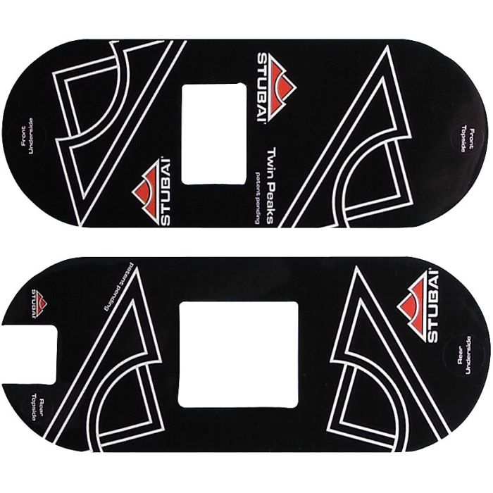 Stick-on anti balling plates
