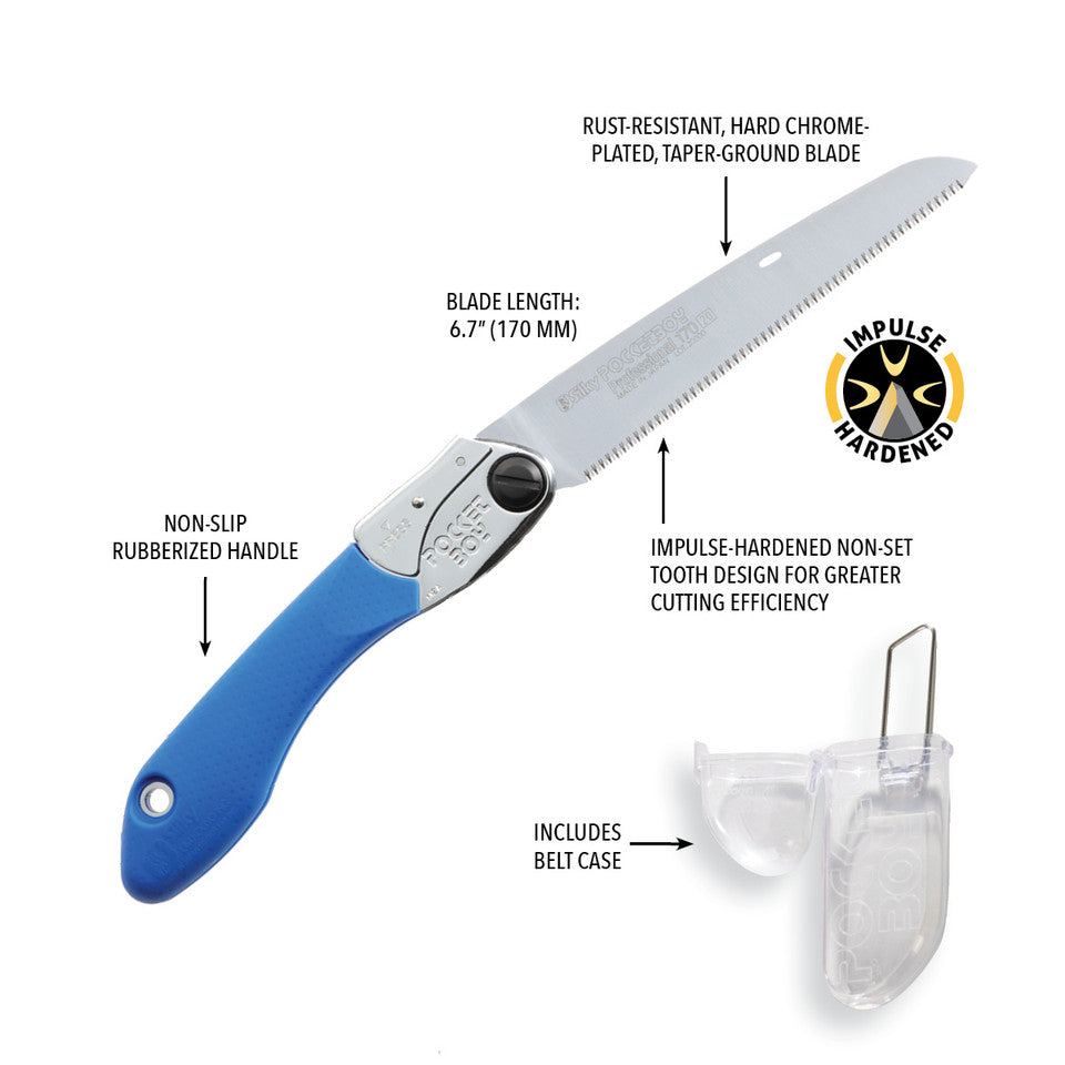POCKETBOY 170 mm Fine Teeth
