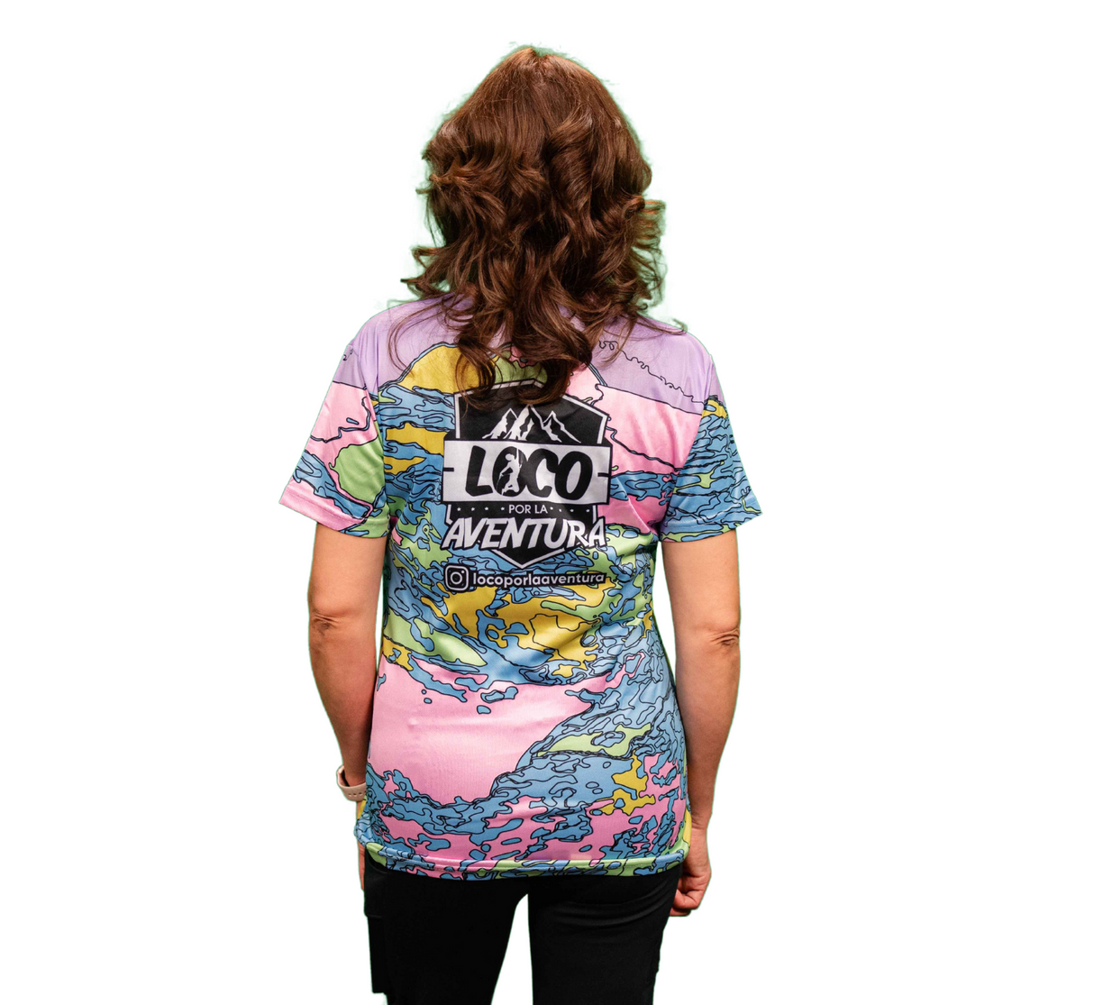 “Loco por la Aventura” Multicolor Training Shirt