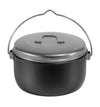 Olla ultraligera de aluminio Trangia Billy Pot con tapa de 2,5 L (negra)