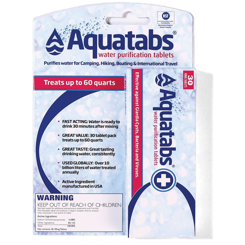 Water Purification Tablets - Package of 30