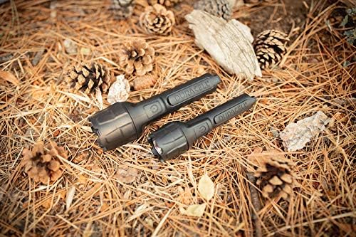 Heavy Duty Rubber Flashlight Combo Pack -100 & 80 Lumen Flashlights - Rubberized Construction with Comfort Grip Design and 2-AA & 2-AAA Batteries Included. Great for in-Door & Out-Door Use