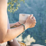 Klean Kanteen Rise Mug - Insulated Stainless Steel Coffee & Tea Mug, Splash-Proof Lid, 14 oz, Tofu