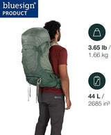 Osprey Stratos 44L Men's Hiking Backpack, Green OS
