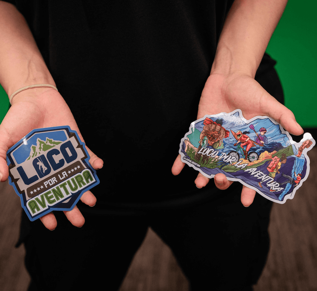 Waterproof Stickers – “Loco por la Aventura”