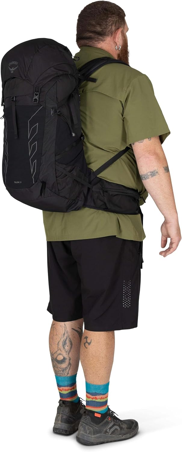 Osprey Talon 33L Men's Lightweight Hiking Backpack, Green OS