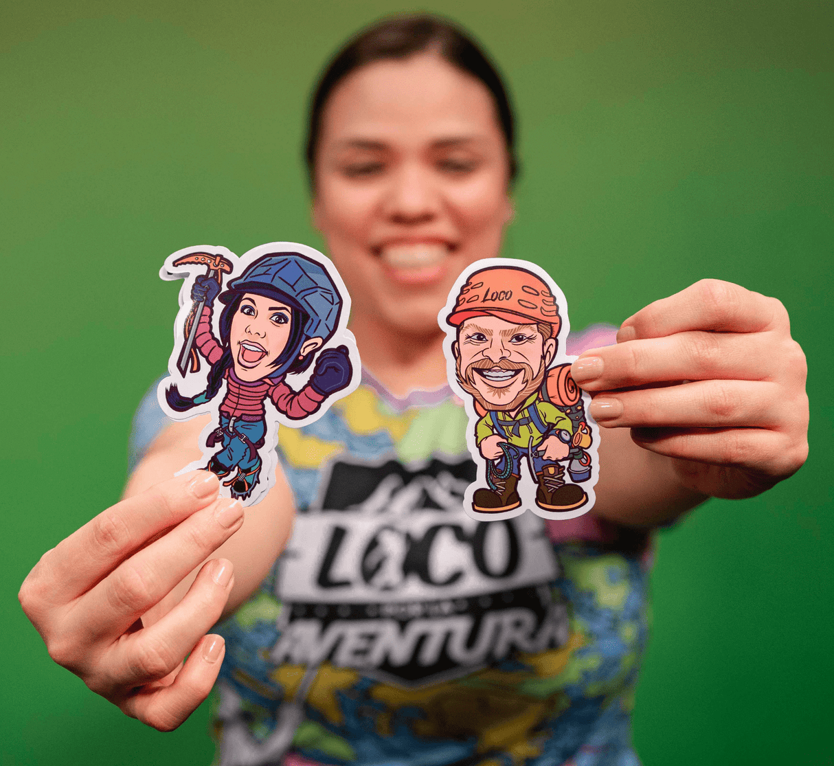 Waterproof Stickers – “Loco por la Aventura”
