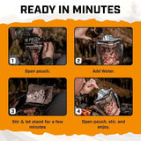 Refuel Mountain Berry Granola with Rice Milk, Vegan Backpacking Meal